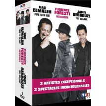 Coffret - Gad Elmaleh, Papa Est En Haut + Florence Foresti, Motherfucker + Jamel, Tout Sur Jamel