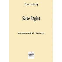 Salve Regina Pour Choeur Mixte Smatb Et Orgue