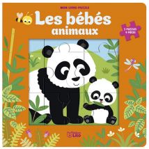 Livre Puzzle 9p Bebes Animaux