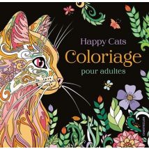 Happy Cats : Coloriage Pour Adultes
