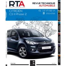 Revue Technique Automobile N.815 : C3 Ii Phase 2 : 1.2i (82 Ch) (de 2013 À 2016)