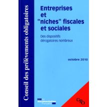 Entreprises Et niches Fiscales Et Sociales - Des Dispositifs Dérogatoires Nombreux