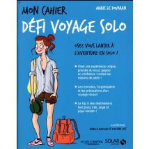 Mon Cahier : Défi Voyage Solo