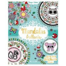 Mandalas Brillants - Avec Stickers Dorés