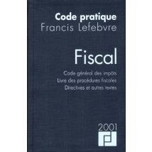 Code Fiscal 2001 - Code General Des Impots - Livre Des Procedures Fiscales
