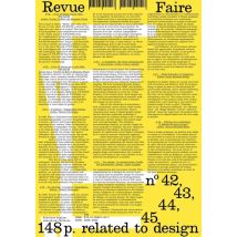 Revue Faire, Regarder Le Graphisme - Coffret Vol.12 - N.42 A N.45