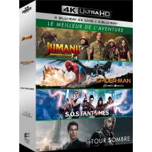 Le Meilleur De L'Aventure - Coffret : Jumanji : Bienvenue Dans La Jungle + Spider-man : Homecoming + Sos Fantômes + La Tour Sombre