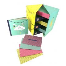 Coffret La Boite A Tresors De Mon Bebe - Un Joli Coffret A Tiroirs Pour Conserver Tous Les Souvenirs