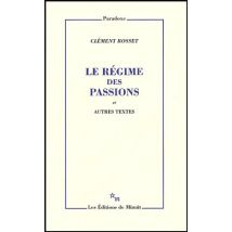 Le Régime Des Passions