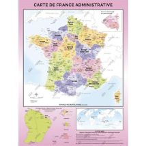 Carte De France Administrative : Modèle Fluorine