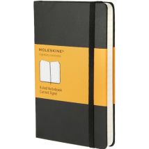 Carnet Ligne - Format De Poche - Couverture Rigide Noire - Moleskine