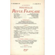 La Nouvelle Revue Francaise T.12