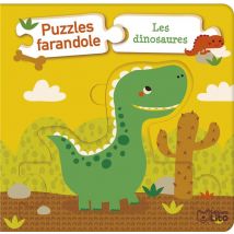 Mes Puzzles Farandole : Les Dinosaures