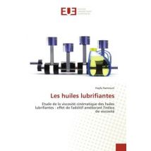 Les Huiles Lubrifiantes : Étude De La Viscosité Cinématique Des Huiles Lubrifiantes : Effet De L'Additif Améliorant L'Indice De Viscosité