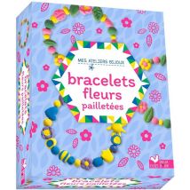 Bracelet Fleurs Pailletées