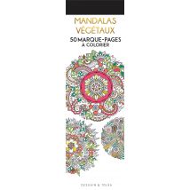Marque-pages Mandalas Vegetaux - Marque-pages A Colorier