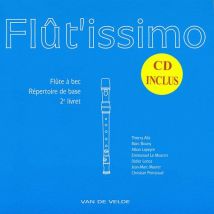 Flut'issimo Tome 2 - Flûte À Bec, Répertoire De Base - Van de velde