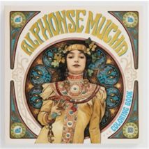 Alphonse Mucha Coloring Book