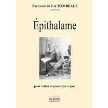Epithalame Pour Violon Et Piano (ou Orgue)