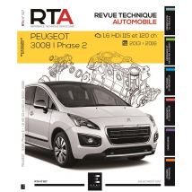 Revue Technique Automobile N.817 : Peugeot 3008 I - Phase 2 - 1.6 Hdi 115 Et 120 Ch - 2013-2016