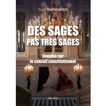 Des Sages Pas Très Sages - Enquête Sur Le Conseil Constitutionnel - - PAS DE MARQUE -
