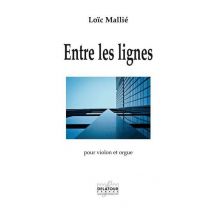 Entre Les Lignes Pour Violon Et Orgue