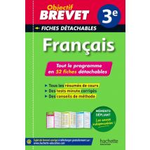 Objectif Brevet - Français - 3ème - Fiches Détachables