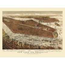Carte : New York Et Brooklyn
