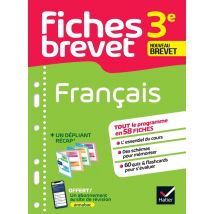 Fiches Brevet Tome 1 : Français - 3e
