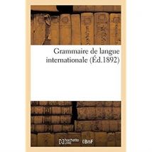 Grammaire De Langue Internationale