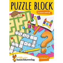 Puzzle Activity Book From 5 Years - Volume 1: Colourful Preschool Activity Books With Puzzle Fun : Labyrinth, Sudoku, Search And Find Books For
