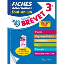 Objectif Brevet : 3e - Tout-en-un - Fiches Détachables