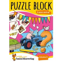 Puzzle Activity Book From 5 Years - Volume 2: Colourful Preschool Activity Books With Puzzle Fun : Labyrinth, Sudoku, Search And Find Books For