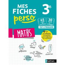 Mes Fiches Perso : Mathématiques - 3e (édition 2019)