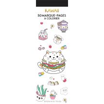 Marque-pages Kawaii - Marque-pages A Colorier