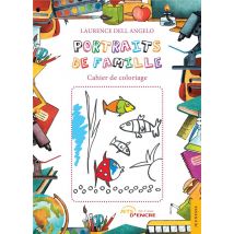 Portraits De Famille - Cahier De Coloriage