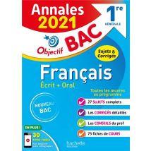 Annales Bac 2021 Français 1ères