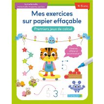 Mes Exercices Sur Papier Effaçable : Premiers Jeux De Calcul