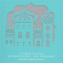 Les Plus Beaux Contes - 12 Cartes De Voeux En Papier Découpé - Avec Enveloppes