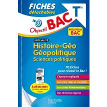 Objectif Bac : Histoire-géo, Géopolitique, Sciences Politiques - Terminale - Fiches Détachables
