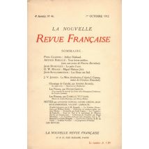 La Nouvelle Revue Francaise T.46