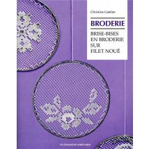 Brise-bises En Broderie Sur Filet Noué