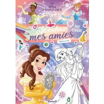 Disney Princesses - Je Colorie Mes Amies - Robes De Bal - Avec Stickers
