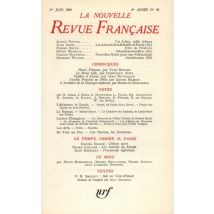 La Nouvelle Revue Francaise T.90