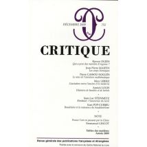 Revue Critique N.751