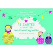 20 Cartes À Gratter Pour Annoncer Sa Grossesse - Une Petite Carte Pour Une Grande Annonce - - PAS DE MARQUE -