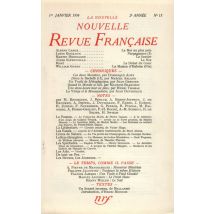 La Nouvelle Revue Francaise T.13