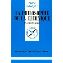 La Philosophie De La Technique Qsj 2405