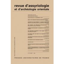 Revue D'Assyriologie Et D'Archeologie Orientale N.102