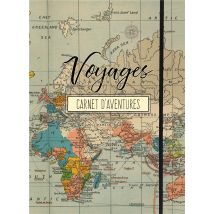 Carnet De Voyage - A5 14,8 X 21 X 1,5 Cm - Pages Blanches - Voyages, Carnet D'Aventures - Aventura Editions